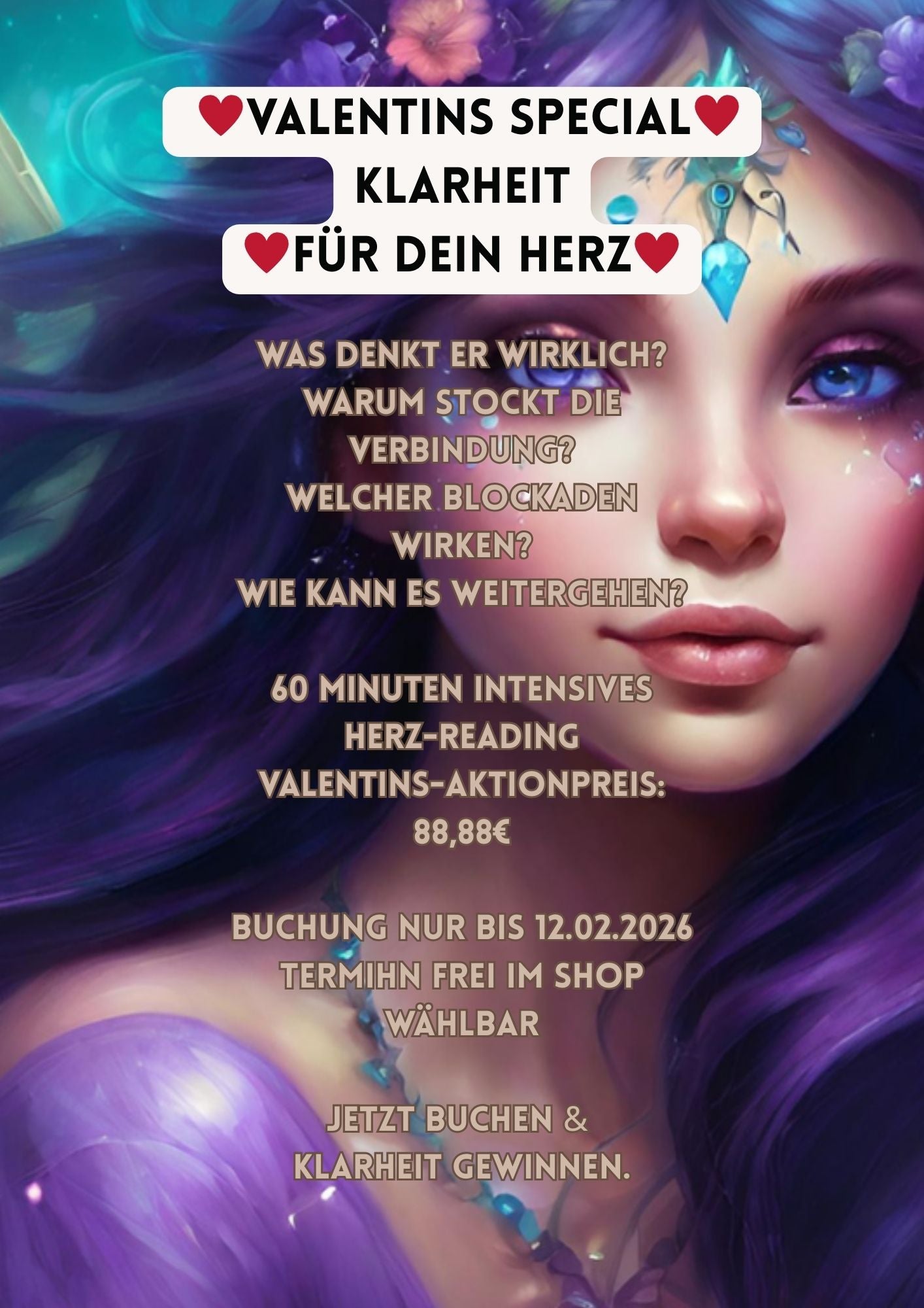 ♥️Valentins-Special  Klarheit für dein Herz♥️